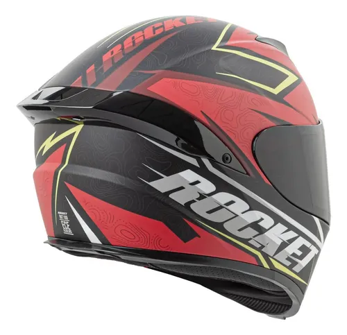 Casco Para Moto Joe Rocket Rkt 100 Elevation Rojo Gris