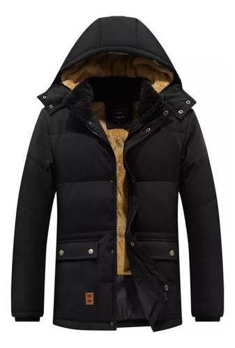 Chaqueta Gruesa De Forro Polar De Invierno Acolchada