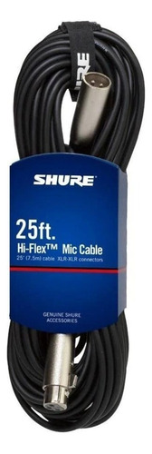 Cable Shure C25j Canon A Canon Para Microfonos, 7,5metros