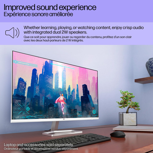 Monitor Fhd De Hp Serie 5 27 Pulgadas, Pantalla Full Hd X De