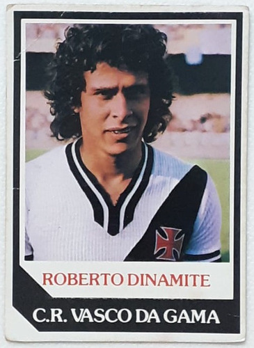 Roberto Dinamite - Ping Pong Futebol Cards - Nº 57 - Vasco