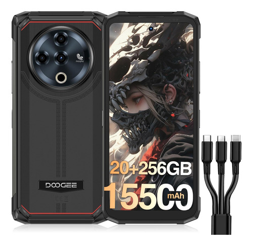 Smartphone Doogee Fire 6 Power Rugged 20gb+256gb 50mp Androi