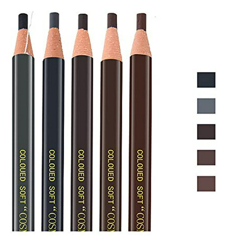 Delineadores Para Cejas - 5pcs Microblading Pencil Waterproo
