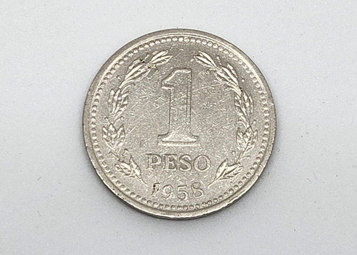 Moneda 1 Peso De 1958 Imantada (Usado)