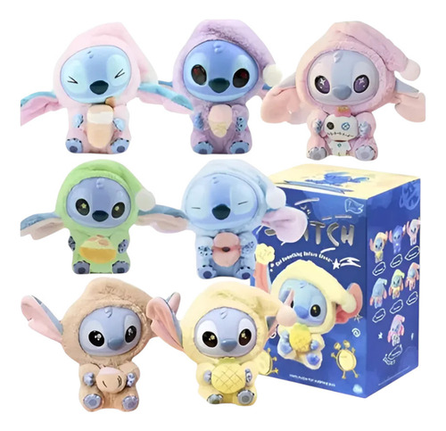 Peluche Stitch Caja Sorpresa Colección Disney Miniso Labubu Sorpresa