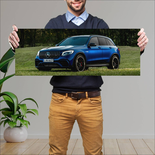 Cuadro 30x80cm Auto 2017 Mercedes Amg Glc 63 S 7 786