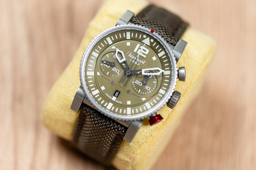 Relógio Hanhart Primus Survivor Pilot Automatic 740.290 Verde