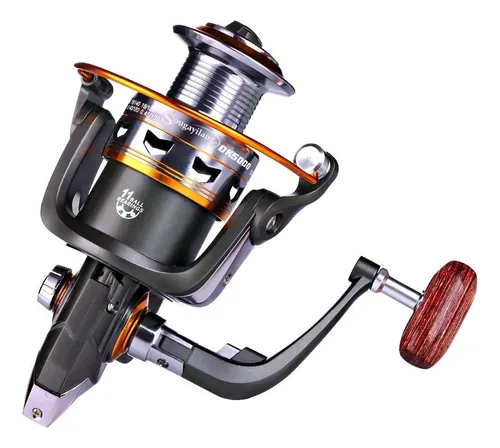 Reel Sougayilang Frontal Con Mango De Madera Dk6000