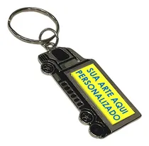 Comprar 30 Chaveiros Personalizados Caminhão Metal Resinado Brinde