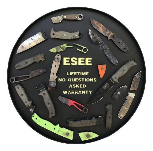 Esee - Cuchillo De Supervivencia 4p - Cuchillo De Hoja Fija