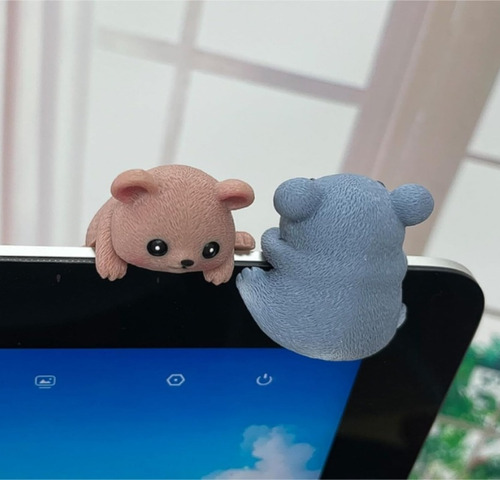 Figuras De Animales De 6 Piezas Decoración Del Monitor De La