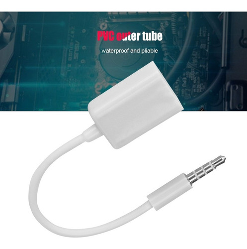 Cable De 3,5 Mm A Usb, Conector De 3,5 Mm A Cable Auxiliar U