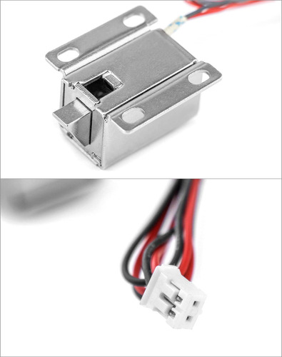Bloqueo De Solenoides Electromagnético Qwork, 4 Pcs Mini Caj