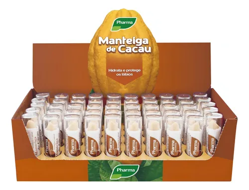 Manteiga De Cacau Tradicional Pharma Caixa Com 50 Unidades