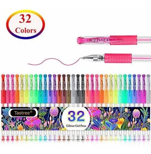 Bolígrafos de gel para colorear para adultos, 30 colores marcador de gel de  colores con un 40% más de tinta para dibujar, garabatos, manualidades