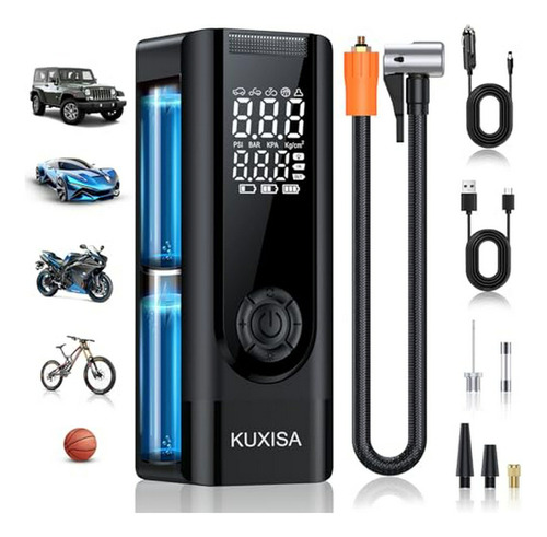 Inflador De Neumáticos Portátil - Compresor De Aire 150psi C