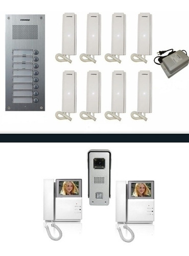 Imagen 1 de 1 de Intercom Commax De Audio Para 8 Apartamentos