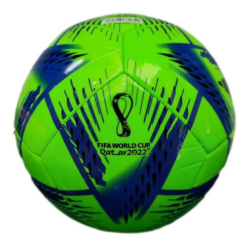 Imagen 1 de 2 de Balon adidas Aficionado Al Rihla Copa Mundo Catar 2022 Verde