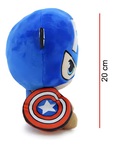 Imagen 4 de 11 de Peluche De Super Heroes Marvel 20cm Surtidos Phi Phi Toys