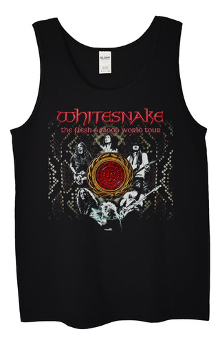 Polera Musculosa Whitesnake Flesh And Blood Rock Abominatron