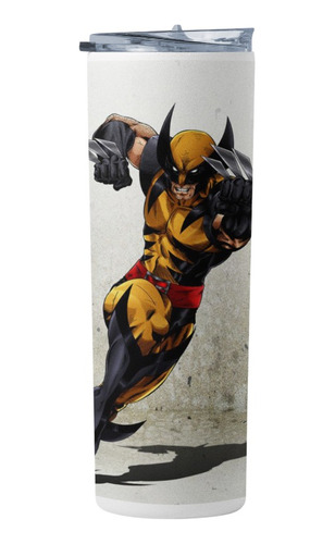 [ Termo Skinny Tumbler 20 Oz ] Wolverine Comic 