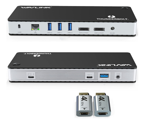 Wavlink Estacin De Acoplamiento Para Porttil Thunderbolt 3,