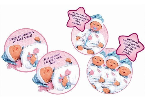 Muekitas Muñeca Bebe Original Lalelu Mundo Manias