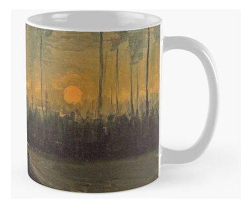 Taza Vincent Van Gogh - Paisaje Al Atardecer Calidad Premium