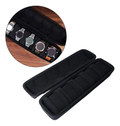 Estuche Enrollable Para Reloj De 5 Ranuras, De Espacio