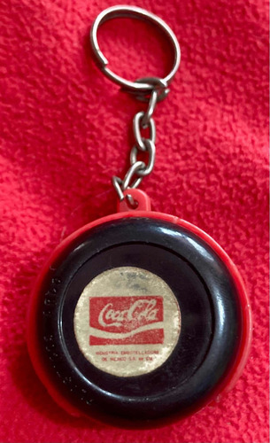 Llavero Vintage De Los 80s Mini Yo-yo Coca Cola De Colección