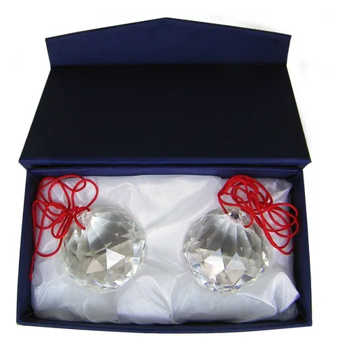 Bola De Cristal Transparente Feng Shui X 2