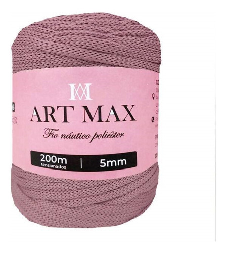 Fio Nautico 5mm Artmax 200m Cor Rosa Antigo
