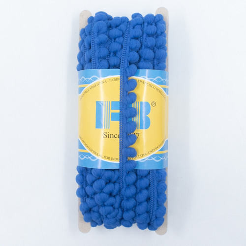 Galón Tira Cinta Mini Pompon Fb D34 X 10 Mt 11 Azul Francia