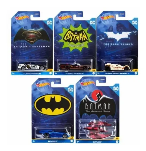 Hot Wheels Batman Car - Multicolored Assorted Model (Mattel HDG89), Random Single Car - View #9