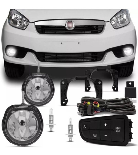 Kit Farol De Milha Neblina Grand Siena Attractive 2019 Botã