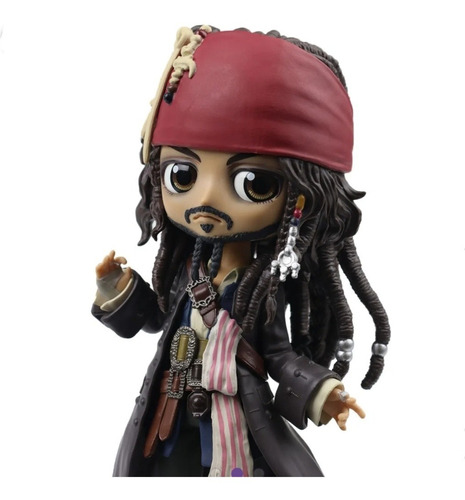 Figura Jack Sparrow Piratas Del Caribe Q Posket Banpresto