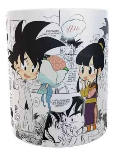 Taza Plastica Dragon Ball Goku Milk Enamorador Amor Irrompi