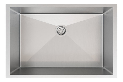 Cuba 60x40cm Escovado Quadrada Lavar Vasilhas Technox Cor Inox Escovado