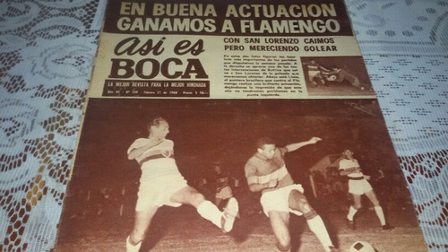 Así Es Boca Revista N°709 Febrero De 1968