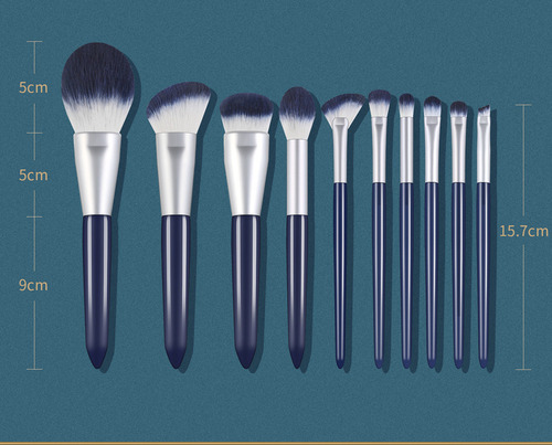 He Set De 10 Brochas De Maquillaje Más Vendido, Beauty