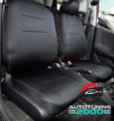 Imagen 5 de 8 de Fundas Cubre Asientos Simil Neoprene Fiat Mobi Way