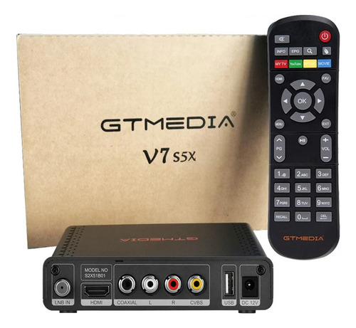 Gtmedia V7 S5x Dvb-s2 H.265 Autobiss Banda C Autorrol Wifi