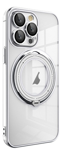 Funda Simple Con Soporte Y Protector De Lente Para iPhone 16