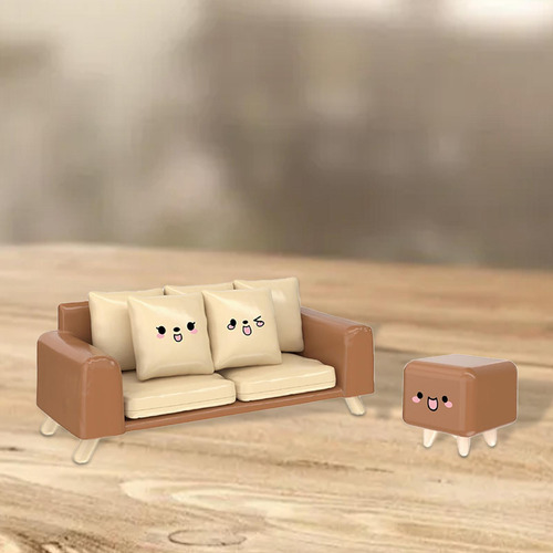 Sofá Para Casa De Muñecas, Suministros De Paisaje Para