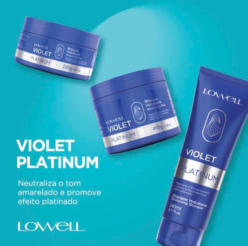 Shampoo Lowell Violet Platinum 240ml