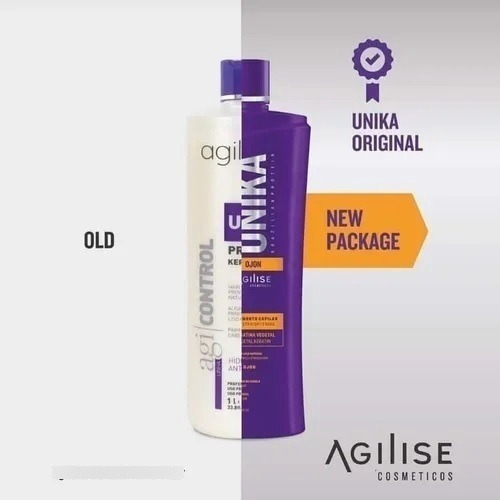 Imagem 2 de 4 de Nova Escova Progressiva Agilise Unika Ojon Sem Formol 1l