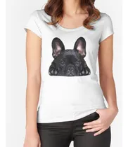 Comprar Remera Bulldog Francés Cachorro Negro Perro Algodon Premium