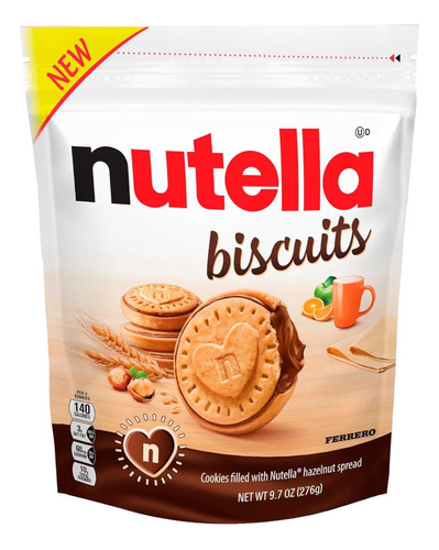 Nutella Biscuits 276g Galletas Rellena Nutella Importadas