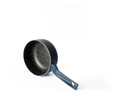Imagen 3 de 10 de Cacerola 18cm Antiadherente Granito Navy Ilko