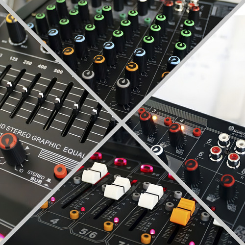 Mezcladora Pasiva Soundtrack De 8 Canales Mix-800amp3u